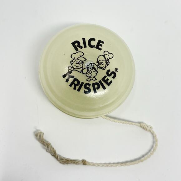 Vintage 1980s Duncan Glow "Rice Krispies" Glow-In-The Dark Advertising Yo-yo - Picture 3 of 6